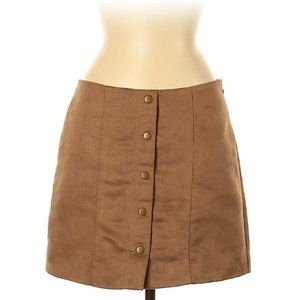 Gap Outlet Faux Suede Button Down Skirt